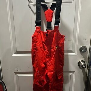 Obermeyer bib snow pants zip up excellent condition